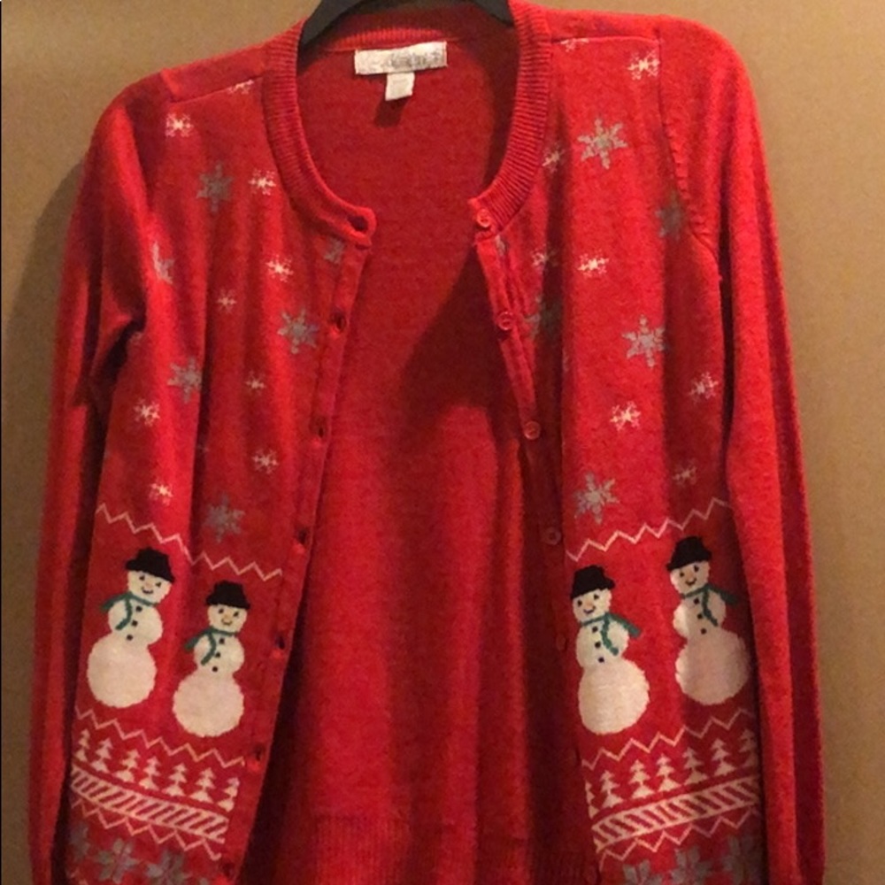 Christmas sweater cardigan